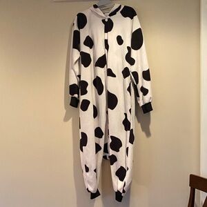 Cow Print Onesie Pajamas/Costume